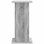 vidaXL Support de Plante 2 pièces Sonoma gris 30 5 x 30 x 60 5 cm