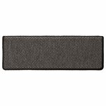 vidaXL Tapis d'escalier autocollants 30 Pièces 65x21x4 cm anthracite