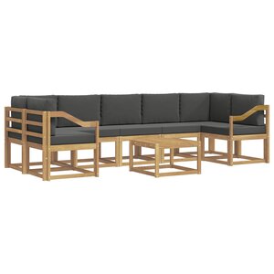 vidaXL Ensemble de canapés d'extérieur 6 Pièces