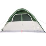 vidaXL Tente familiale à dôme 6 personnes vert imperméable