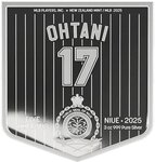 Pièce de monnaie en Argent 5 Dollars g 93.3 (3 oz) Millésime 2025 MLB Players SHOHEI OHTANI MLB