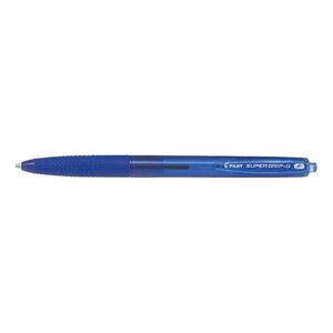 Stylo à bille rétractable SUPER GRIP G, bleu x 12 PILOT