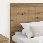 vidaXL Tête de lit Chêne artisanal 90 cm Bois d'ingénierie