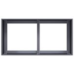 vidaXL Jardinière anthracite 80x40x40 cm acier laminé à froid