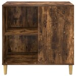 vidaXL Maison pour chat Chêne fumé 72 x 42.5 x 70 cm Bois d'ingénierie