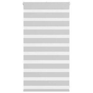 vidaXL Store zèbre gris clair largeur du tissu 75 9 cm polyester