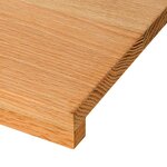 vidaXL Marches d'escalier 4 Pièces marron clair 120x30x2 cm chêne massif