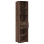 vidaXL Buffet haut chêne marron 45x42 5x185 cm bois d'ingénierie