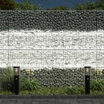 vidaXL Pierres de Jardin Blanc 12 cm Verre