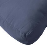 vidaXL Coussin de palette bleu marine 60x60x9 5 cm tissu oxford