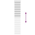 vidaXL Store zèbre gris clair largeur du tissu 40 9 cm polyester