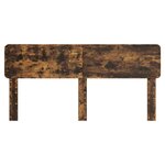 vidaXL Tête de lit Chêne fumé 200 cm Bois d'ingénierie