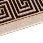 vidaXL Coureur de Tapis MARSA Noir 80 x 450 cm Polyester et PVC