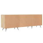 vidaXL Meuble TV chêne sonoma 150x30x50 cm bois d'ingénierie