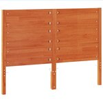 vidaXL Tête de lit cire marron 180 cm bois massif de pin