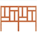 vidaXL Tête de lit cire marron 135 cm bois massif de pin