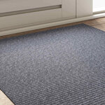 vidaXL Tapis Couloir Gris clair 100 x 100 cm tissu