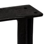 vidaXL Pied de banc 2 Pièces Cadre en A Fonte