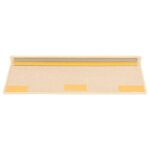 vidaXL Tapis d'escalier autocollants 15 Pièces 65x21x4 cm Beige clair
