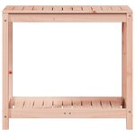 vidaXL Table de rempotage et étagère 82 5x50x75 cm bois massif douglas