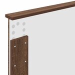 vidaXL Tête de lit avec tête de lit Chêne brun 90 cm Bois d'ingénierie