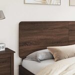 vidaXL Tête de lit Chêne brun 200 cm Bois d'ingénierie