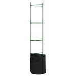 vidaXL Cages à tomates avec sacs à plantes 6 Pièces 154 cm acier et PP