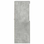 vidaXL Buffet gris béton 81x37x100 cm bois d'ingénierie