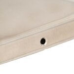 vidaXL Bouchons de poteau de clôture pyramidaux 6 Pièces Inox 101x101 mm