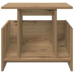 vidaXL Meuble TV Chêne artisanal 50 x 35 x 45 cm Bois d'ingénierie