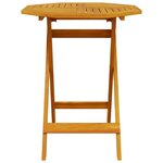 vidaXL Ensemble de bistro pliable 3 Pièces bois d'acacia solide