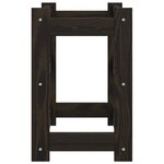 vidaXL Casier à bouteilles pour 12 bouteilles noir bois pin solide