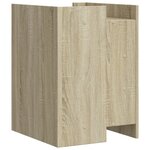 vidaXL Table de chevet chêne sonoma 45x50x65 cm bois d’ingénierie