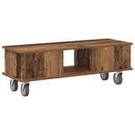 vidaXL Meuble TV Bois ancien 100 x 35 x 35 cm Bois d'ingénierie