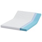 vidaXL Matelas Blanc 160 x 200 cm Mousse à mémoire de gel