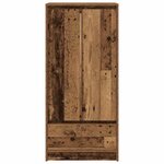vidaXL Armoire avec tiroir vieux bois 55 5x34x119 5 cm bois ingénierie