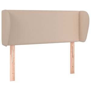 vidaXL Tête de lit avec oreilles Cappuccino 83x23x78/88 cm Similicuir