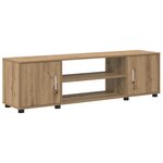 vidaXL Ensemble meuble TV 4 Pièces Chêne artisanal Bois d'ingénierie