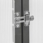 vidaXL Serre avec cadre de base anthracite 224x169x195 cm aluminium