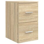 vidaXL Meuble de Salle de Bain In-between Chêne Sonoma 30 x 35 x 50 cm