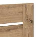 vidaXL Tête de lit Chêne artisanal 160 cm Bois d'ingénierie