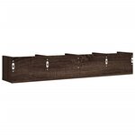 vidaXL Armoire murale chêne marron 99x18x16 5 cm bois d'ingénierie
