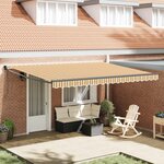 vidaXL Auvent Rétractable Multicolore 450 × 300 cm