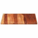 vidaXL Dessus de table bois massif d'acacia 25-27 mm 60x70 cm