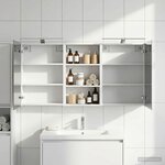 vidaXL Ensemble de Meubles de Salle de Bain 3 Pièces 140 x 14 5 x 70 cm