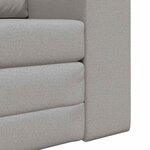 vidaXL Canapé-Lit Gris nuage 98 x 71 x 83 cm tissu