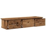 vidaXL Armoire murale vieux bois 88x26x18 5 cm bois d'ingénierie
