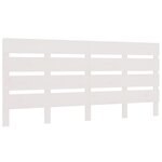 vidaXL Tête de lit Blanc 160x3x80 cm Bois massif de pin