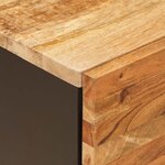 vidaXL Cabinet de chevet avec tiroir 2 Pièces Marron 40 x 33 x 46 cm