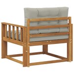 vidaXL Sofa de milieu extérieur Naturel